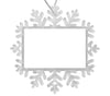 Personalised Snowflake Bauble | 70mm x 45mm