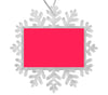 Personalised Snowflake Bauble | 70mm x 45mm