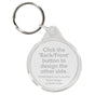Personalised Round Keyring | 38mm x 38mm