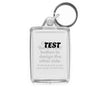 Personalised Medium Keyring | 50mm x 35mm