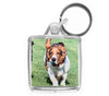Personalised Square Keyring | 38mm x 38mm