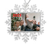Personalised Snowflake Bauble | 70mm x 45mm