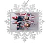 Personalised Snowflake Bauble | 70mm x 45mm
