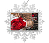Personalised Snowflake Bauble | 70mm x 45mm