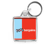 Personalised Square Keyring | 38mm x 38mm