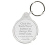 Personalised Round Keyring | 38mm x 38mm