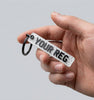 Personalised Number Plate Keyring | Custom Reg