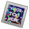 Personalised Glass Coaster | Party Lights