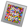 Personalised Glass Coaster | Smarties