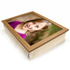 Personalised Photo Lap Tray | Oak Finish