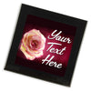 Personalised Glass Coaster | Rose
