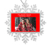 Personalised Snowflake Bauble | 70mm x 45mm