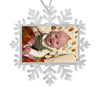 Personalised Snowflake Bauble | 70mm x 45mm