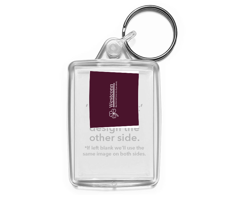 Personalised Medium Keyring | 50mm x 35mm