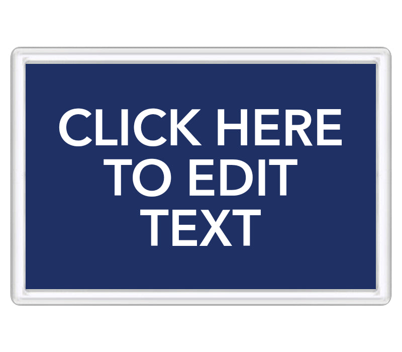 Personalised Text Fridge Magnet | Large