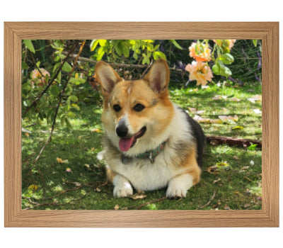 Personalised Lap Tray | Oak Finish