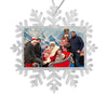 Personalised Snowflake Bauble | 70mm x 45mm