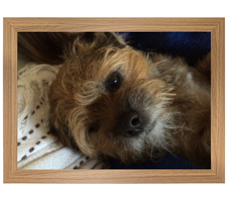 Personalised Lap Tray | Oak Finish