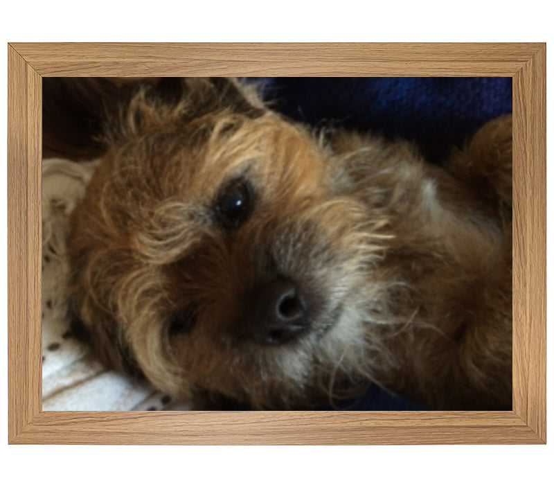 Personalised Lap Tray | Oak Finish