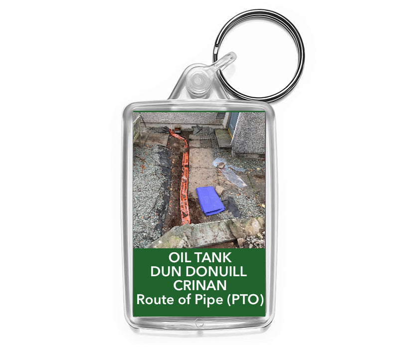 Personalised Large Keyring | 70mm x 45mm