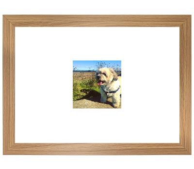 Personalised Lap Tray | Oak Finish