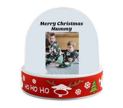 Personalised Photo Snow Dome | Christmas