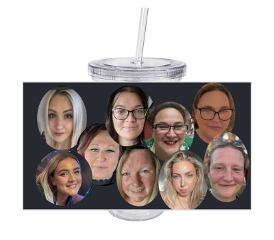 Pixly® Personalised Photo Tumbler & Straw | 450ml