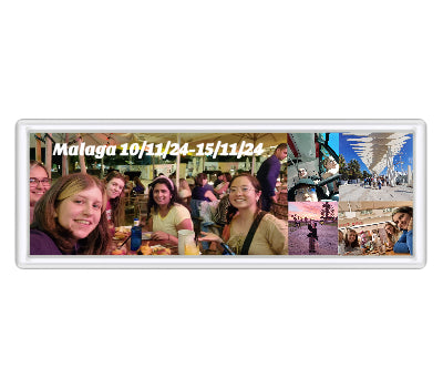 Personalised Wide Fridge Magnet | 141mm x 45mm