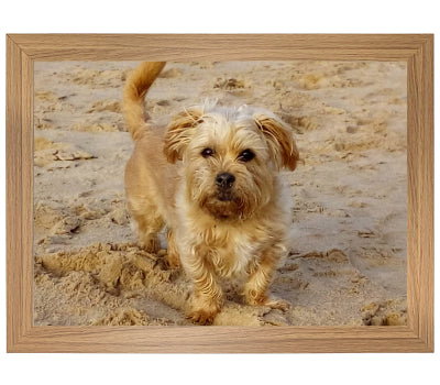 Personalised Lap Tray | Oak Finish