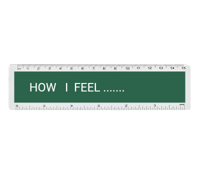 Personalised Text Ruler | 15cm