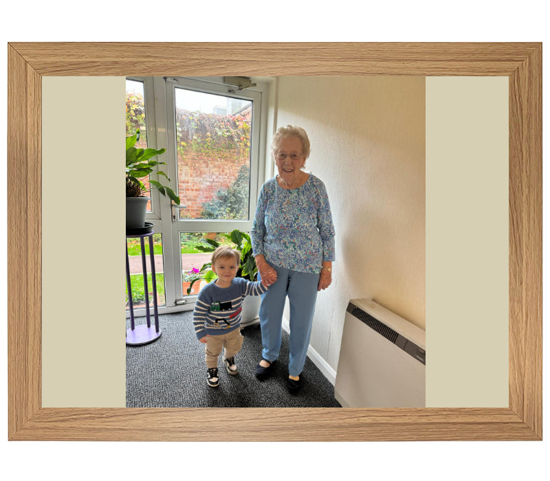 Personalised Lap Tray | Oak Finish