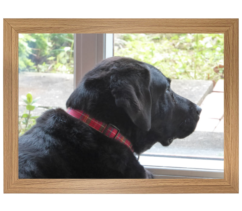 Personalised Lap Tray | Oak Finish