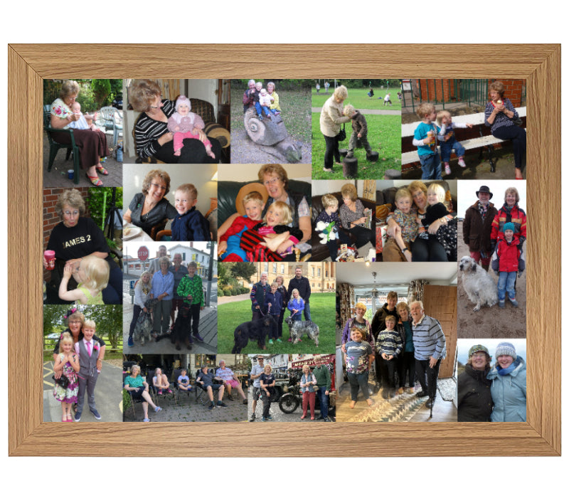 Personalised Lap Tray | Oak Finish