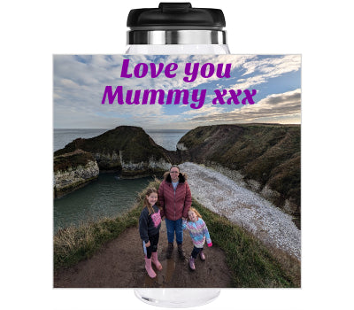 Pixly® Personalised Photo Travel Mug