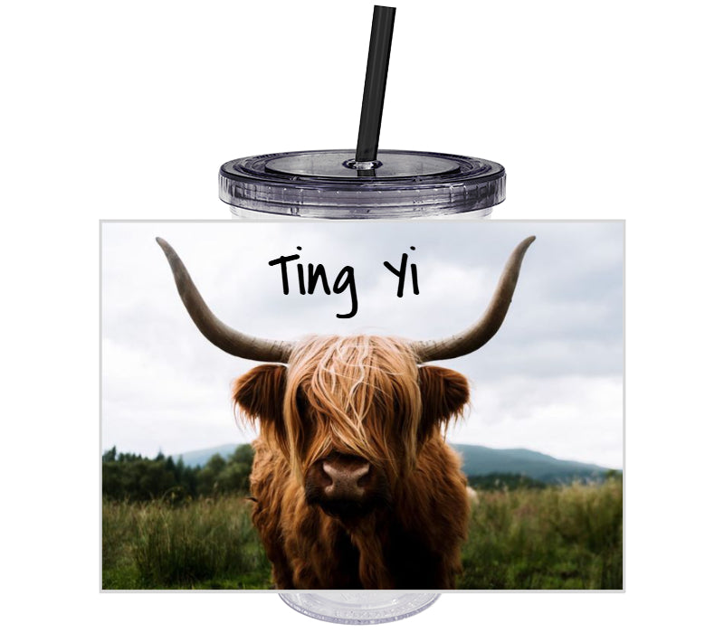 Pixly® Personalised Photo Tumbler & Straw | 650ml