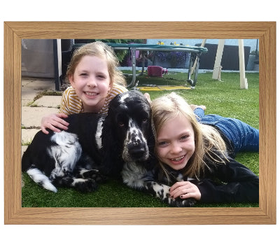 Personalised Lap Tray | Oak Finish