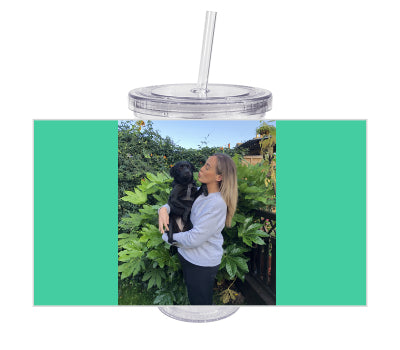 Pixly® Personalised Photo Tumbler & Straw | 450ml
