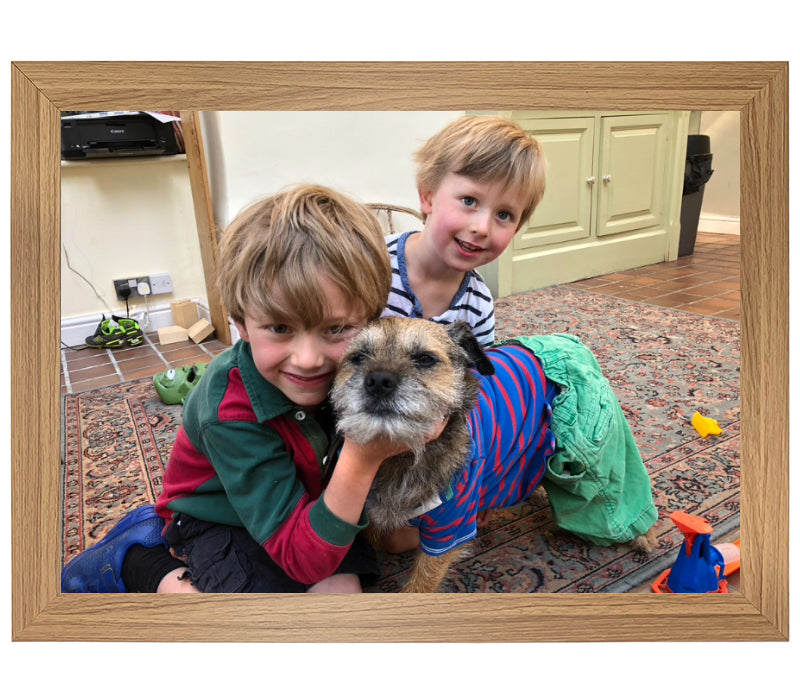 Personalised Lap Tray | Oak Finish