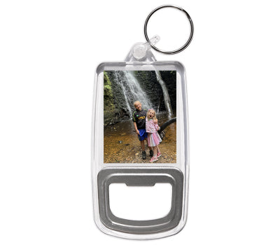 Personalised Bottle Opener Keyring | 45mm x 35mm