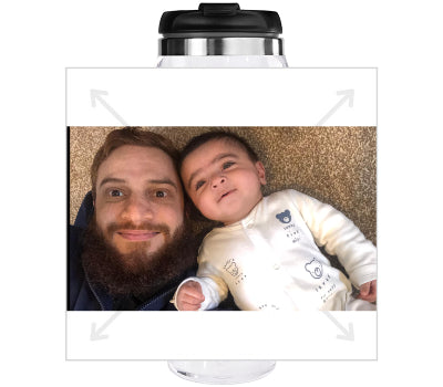 Pixly® Personalised Photo Travel Mug