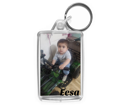 Personalised Large Keyring | 70mm x 45mm