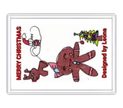 Personalised Small Fridge Magnet | 50mm x 35mm