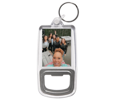 Personalised Bottle Opener Keyring | 45mm x 35mm