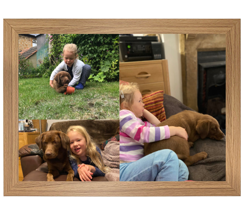 Personalised Lap Tray | Oak Finish