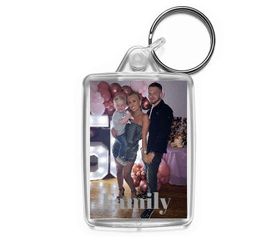 Personalised Medium Keyring | 50mm x 35mm