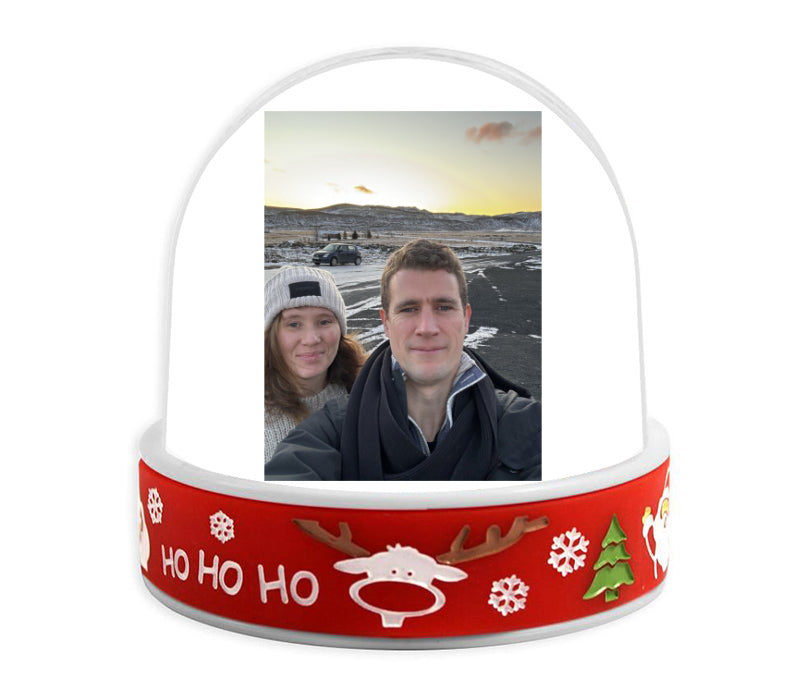 Personalised Photo Snow Dome | Christmas