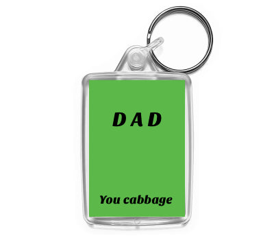 Personalised Text Keyring | Medium
