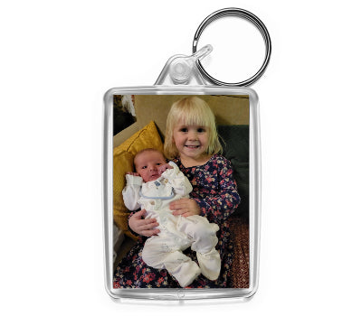 Personalised Jumbo Keyring | 73mm x 51mm