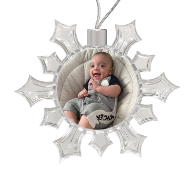 Personalised Snowflake Bauble | 53mm x 53mm