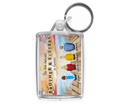Personalised Medium Keyring | 50mm x 35mm
